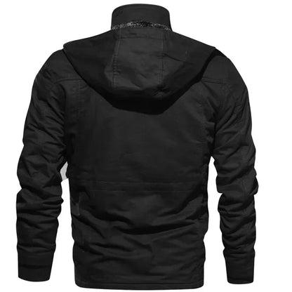 Men's Autumn and Winter Thermal Hooded Parkas - Thickened Military and Pilot Fleece Jackets